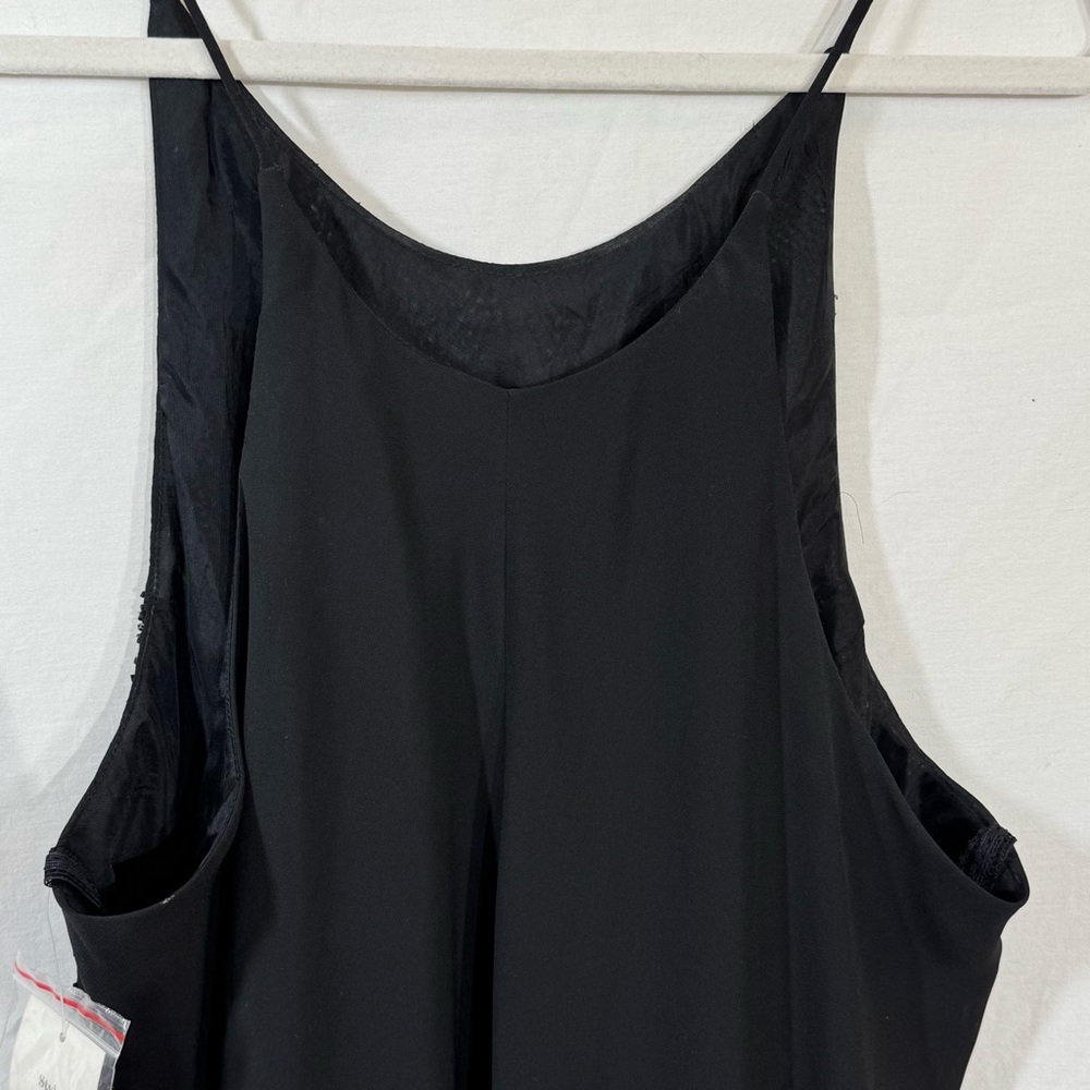 Cachet Black Beaded Evening Dress, NWT, Elegant gown, Sz 20, spaghetti strap - Picture 8 of 17